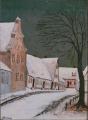 Schulstraße im Winter, Rolf Symank 